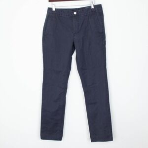 Bonobos Mens Tailored‎ Navy Blue Chino Pants Size 31x32 Cotton Casual Corpcore